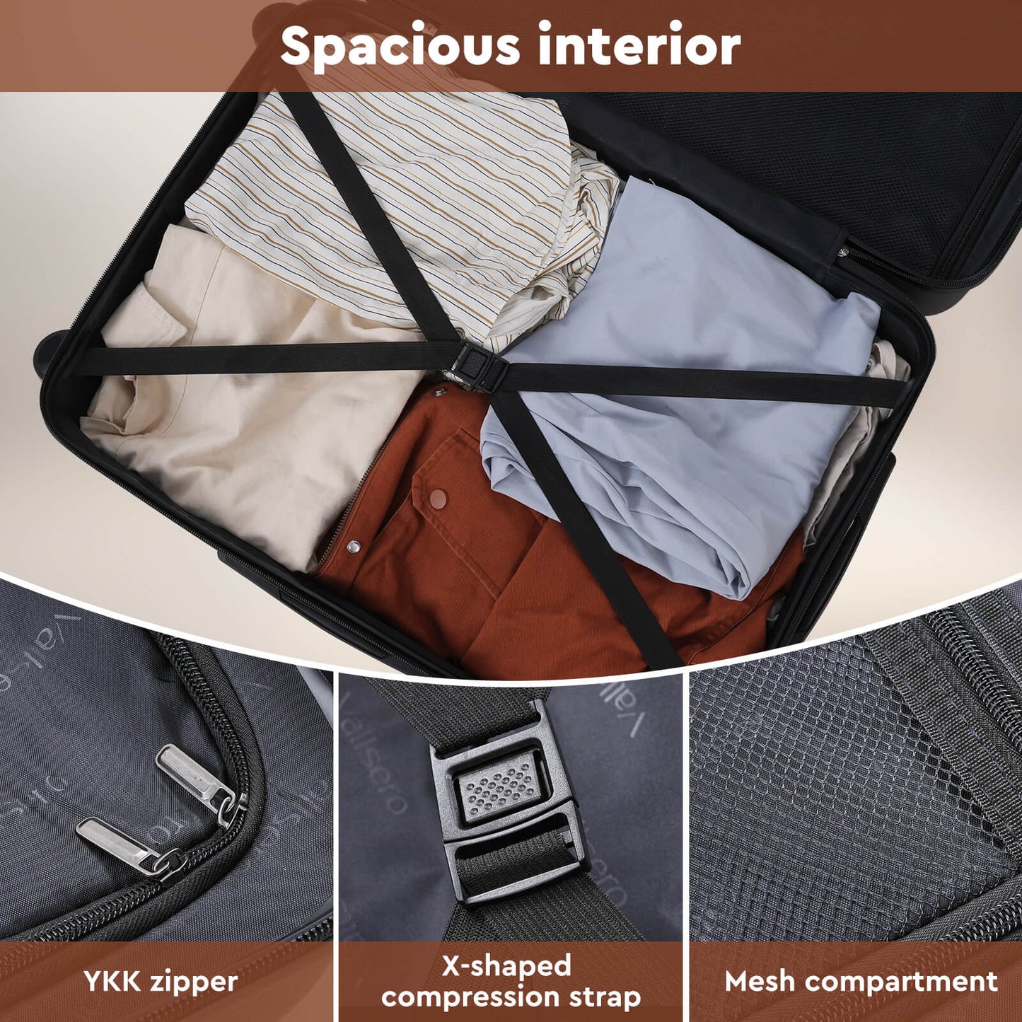 Vallsero LG4 Kofferset 5-teilig