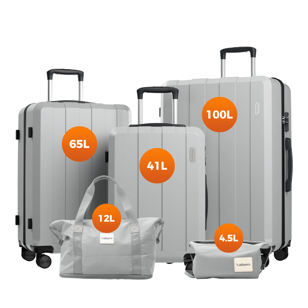 Vallsero LG1 Koffer Set(Silber)