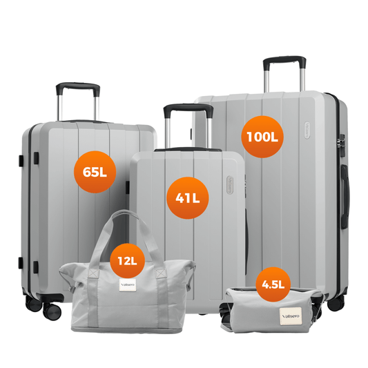 Vallsero LG1 Koffer Set(Silber)