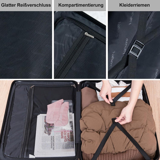 Vallsero LG1 Koffer Set(Silber)