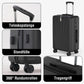 Vallsero LG3 Koffer Set 5-teilig(Schwarz)
