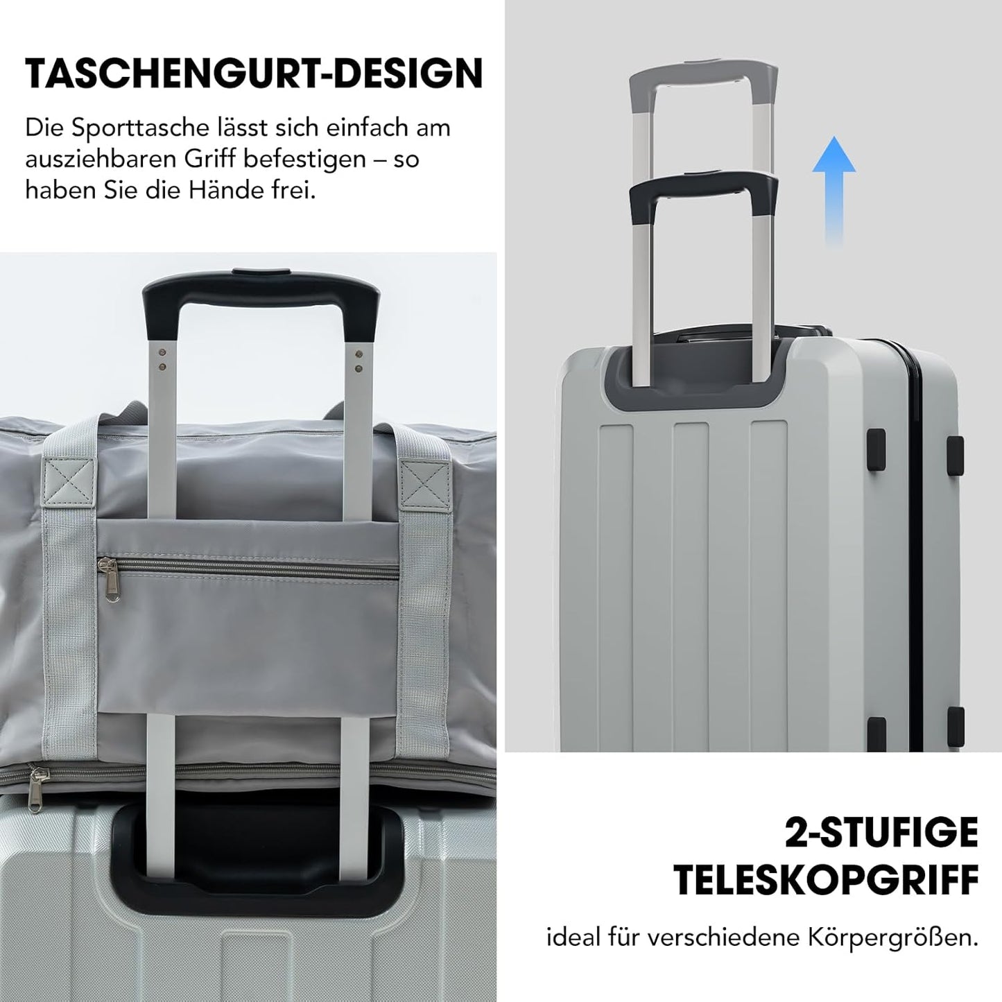 Vallsero LG1 Koffer Set(Silber)