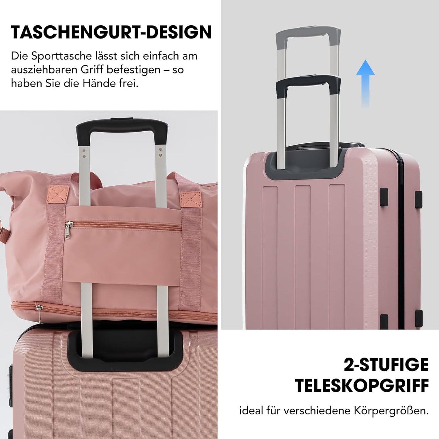 Vallsero LG1 Koffer Set(Roségold)