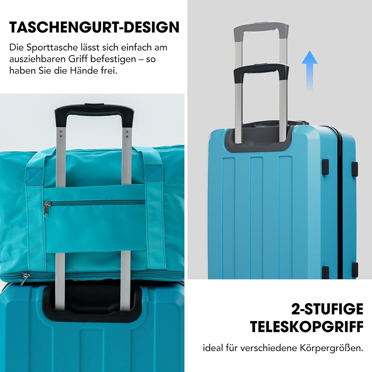 Vallsero LG1 Koffer Set(Hellblau)