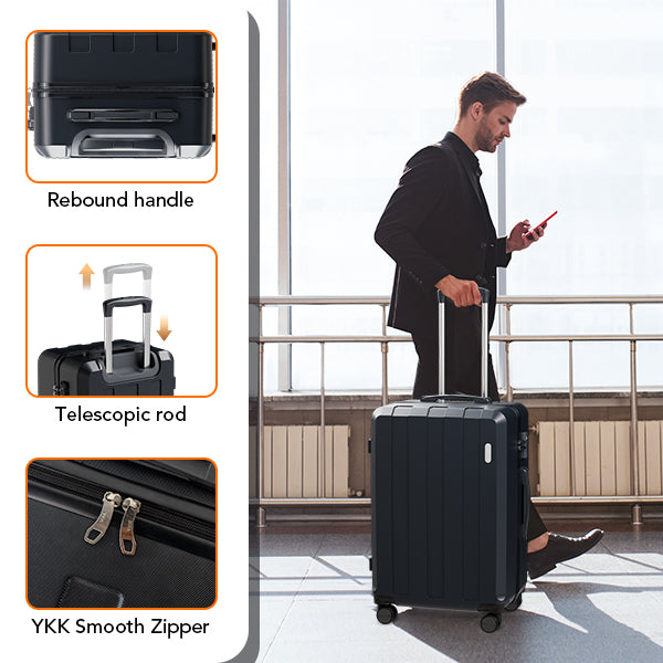 Vallsero LG1 Koffer Set (Schwarz)