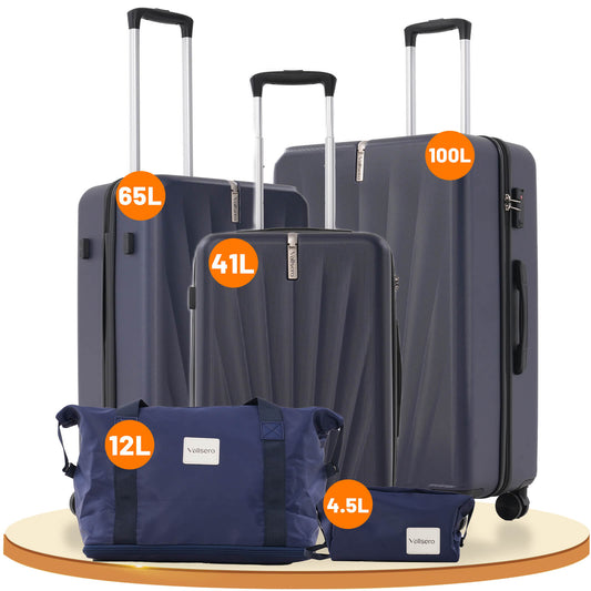 Vallsero LG3 Koffer Set 5-teilig(Dunkel Blau)