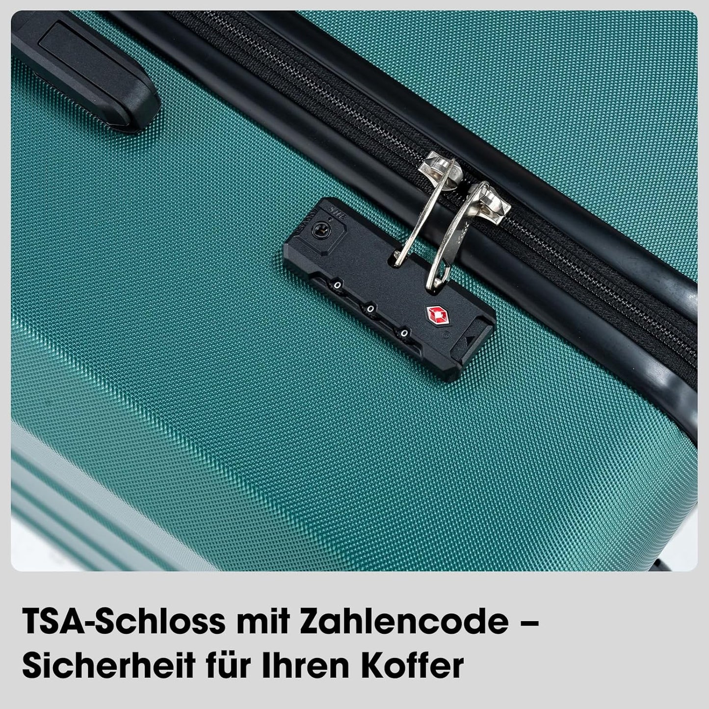 Vallsero LG1 Koffer Set,(Dunkelgrün)