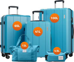 Vallsero LG1 Koffer Set(Hellblau)