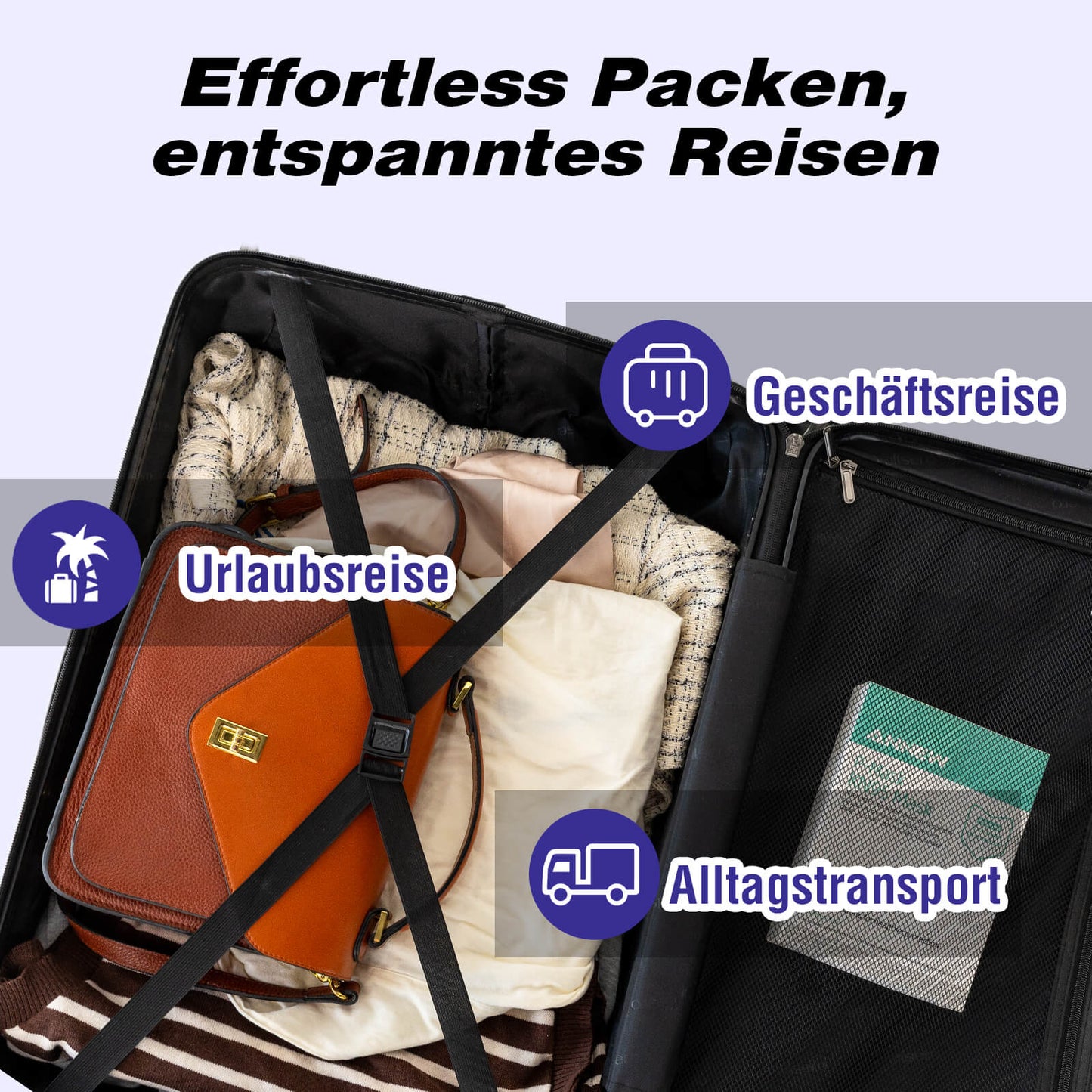 Vallsero LG3 Koffer Set 5-teilig(Dunkel Blau)